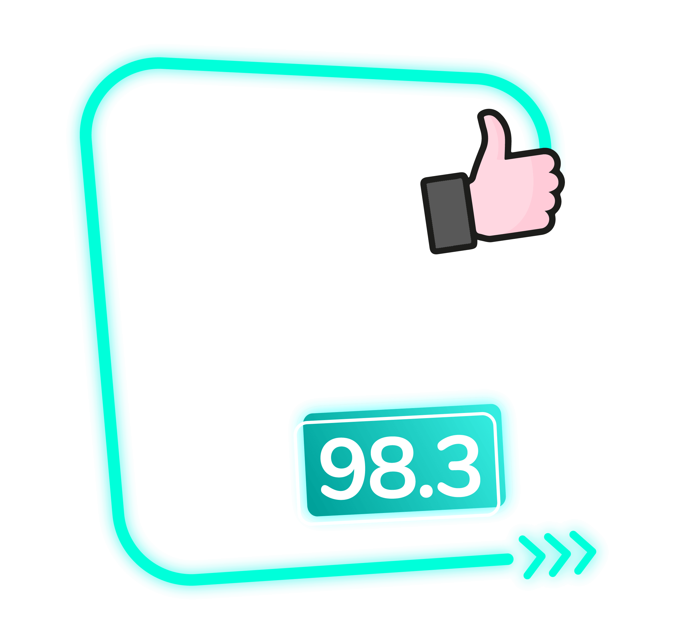 Logo Me Gusta 98.3